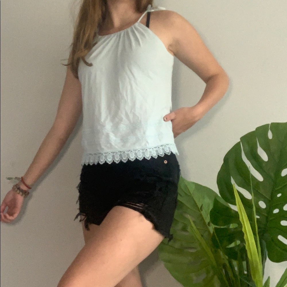 Flowy Light Blue Tank Top
